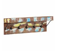 vidaXL Coat Rack with Shelf Brown 73 x 19 x 23 cm Solid Reclaim wood