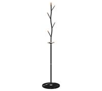 vidaXL Coat Stand Coat Rack Clothes Stand Coat Hanger Black Powder-coated Iron