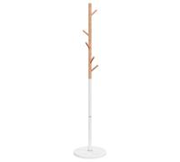 vidaXL Coat Stand White 172 cm Powder-coated Iron