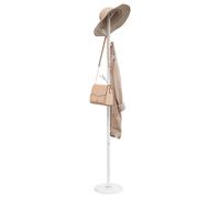 vidaXL Coat Stand White 175 cm Powder-coated Iron