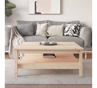 vidaXL Coffee Table 100x100x40 cm Solid Wood Pine