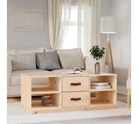 vidaXL Coffee Table 100x50x41 cm Solid Wood Pine UK HOT