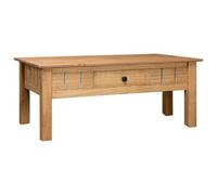 Vidaxl Coffee Table 100X60X45 Cm Solid Pine Wood Panama Range