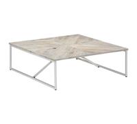 vidaXL Coffee Table 110x110x36 cm Solid Mango Wood UK HOT