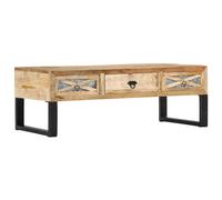 vidaXL Coffee Table 110x50x38 cm Solid Mango Wood