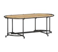 vidaXL Coffee Table 110x55x40 cm Solid Wood Rough Mango