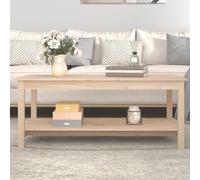 vidaXL Coffee Table 110x55x45 cm Solid Wood Pine UK