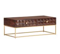 vidaXL Coffee Table 112x50x40 cm Solid Mango Wood