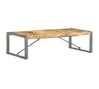 vidaXL Coffee Table 140x70x40 cm Rough Mango Wood Home Furniture