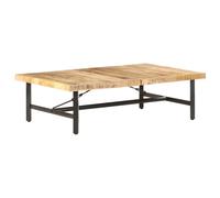 Vidaxl Coffee Table 142X90X42 Cm Solid Mango Wood, Brown