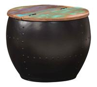 vidaXL Coffee Table 53x43 cm Solid Reclaimed Wood UK HOT