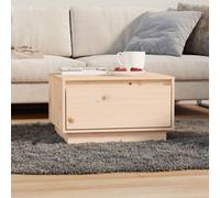 vidaXL Coffee Table 55x56x32 cm Solid Wood Pine UK GF0