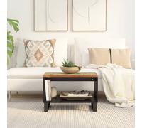 Vidaxl Coffee Table 60X50X40 Cm Solid Wood Reclaimed