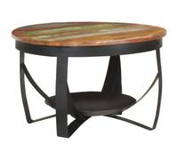 vidaXL Coffee Table Solid Reclaimed Wood Wooden Accent Couch Desk Living Room