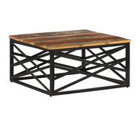 vidaXL Coffee Table 68x68x35 cm Solid Reclaimed Wood