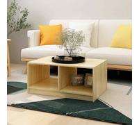 vidaXL Coffee Table 75x50x33.5 cm Solid Pinewood UK HOT