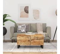 vidaXL Coffee Table 80x50x40 cm Solid Wood Mango&Engineered Wood