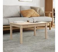 (Brown, 80 x 50 x 40 cm (L x W x H)) vidaXL Coffee Table Hallway Side End Table Tea Accent Table Solid Wood Pine