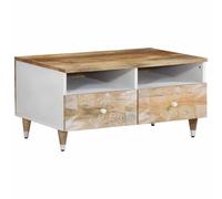 Coffee Table 80x54x40 cm Solid Wood Mango side table living room vidaXL