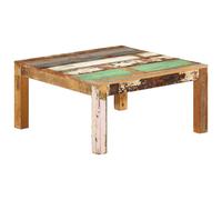 Vidaxl Coffee Table 80X80X40 Cm Solid Reclaimed Wood