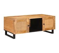 vidaXL Coffee Table Artisan Oak 100 x 54 x 40 cm Solid Mango Wood
