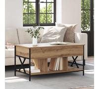 vidaXL Coffee Table Artisan Oak 100 x 55 x 48.5 cm Engineered Wood
