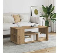 vidaXL Coffee Table Artisan Oak 100x50x40 cm Engineered Wood