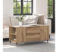 vidaXL Coffee Table Artisan Oak 102 x 44.5 x 50 cm Engineered Wood