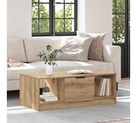 vidaXL Coffee Table Artisan Oak 102 x 50 x 36cm Engineered Wood