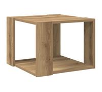 vidaXL Coffee Table Artisan Oak 40x40x30 cm Engineered Wood, side table, living room table, centre table, sofa table, couch table, accent table