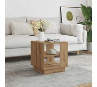 vidaXL Coffee Table Artisan Oak 40x40x43 cm Engineered Wood