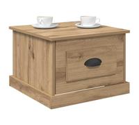 vidaXL Coffee Table Artisan Oak 50 x 50 x 35 cm Engineered Wood