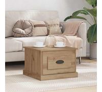 vidaXL Coffee Table Artisan Oak 50 x 50 x 35 cm Engineered Wood