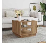 vidaXL Coffee Table, Centre End Table for Living Room, Accent Console Sofa Table for Decorative, Modern Style, Artisan Oak Engineered Wood