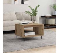 vidaXL Coffee Table Artisan oak 60 x 50 x 40 cm Engineered wood