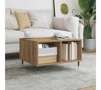 vidaXL Coffee Table Artisan Oak 60x50x36.5 cm Engineered Wood
