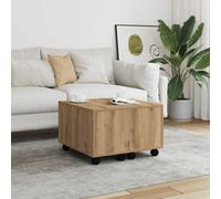 vidaXL Coffee Table Artisan Oak 60x60x38 cm Engineered Wood