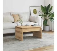 vidaXL Coffee Table Artisan Oak 68x50x38 cm Engineered Wood
