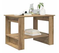 vidaXL Coffee Table Artisan Oak 72 x 50 x 50 cm Engineered Wood, Modern Rectangular Coffee Table, Durable Home Decor Surface, Minimalist Design Furniture for Living Room Centerpiece