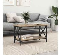 vidaXL Coffee Table Artisan oak 80 x 45 x 45.5 cm Engineered wood