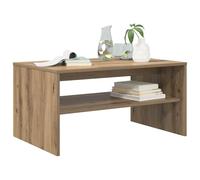 vidaXL Coffee Table Artisan Oak 80 x 50 x 40 cm Engineered Wood, Stylish Coffee Table, Rectangular Design, Durable Living Room Accent, Functional Home Indoor Decorative
