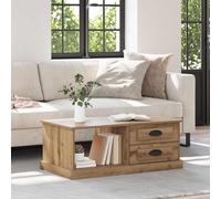 vidaXL Coffee Table Artisan Oak 90 x 50 x 35 cm Engineered Wood