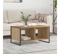 vidaXL Coffee Table Artisian Oak 80 x 50 x 40 cm Engineered Wood