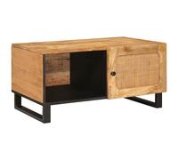 vidaXL Coffee Table Natural 80 x 50 x 40 cm Solid Mango Wood