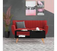 vidaXL Coffee Table Black 100x49.5x43 cm Engineered Wood