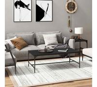 Vidaxl Coffee Table Black 100X50X35 Cm Engineered Wood, Black