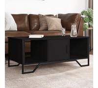 vidaXL Coffee Table Black 100x51x40 cm Engineered Wood
