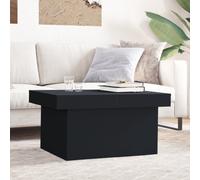 vidaXL Coffee Table Hallway Accent End Table Side Table Black Engineered Wood