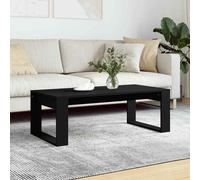 vidaXL Coffee Table Black 102x50x35 cm Engineered Wood UK