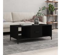 vidaXL Coffee Table Black 102x50x40 cm Engineered Wood